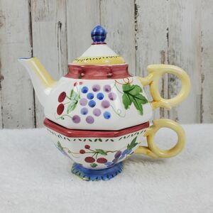 Make The Season Bright Teapot Cup Set